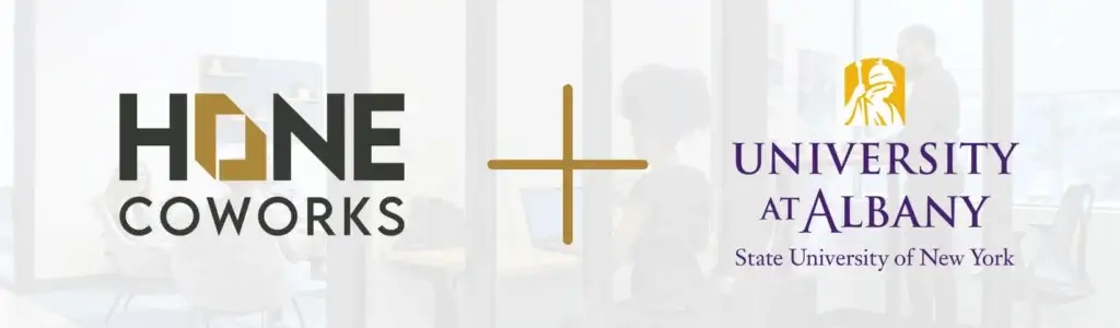 Hone Coworks is a START-UP NY Eligible Tax-Free Area (TFA) Space with the University of Albany Image